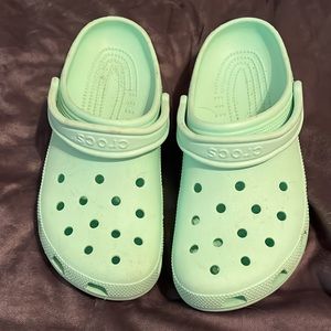 Minty crocs